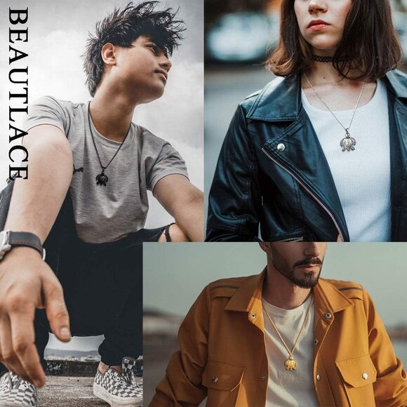 Turtle Necklaces/Rings Celtic Knot Pendant Silver/18K Gold/Black Gun Plated Anim - Picture 4 of 7